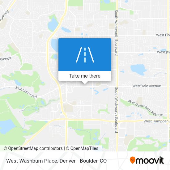 Mapa de West Washburn Place