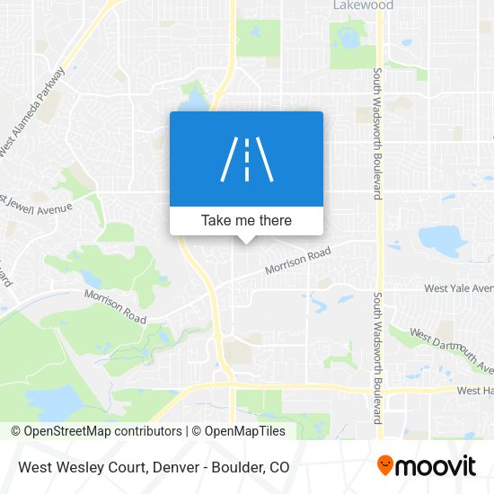 West Wesley Court map