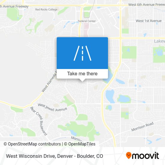 Mapa de West Wisconsin Drive
