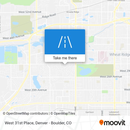 Mapa de West 31st Place