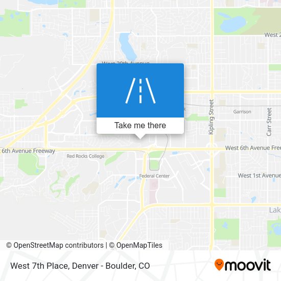 Mapa de West 7th Place