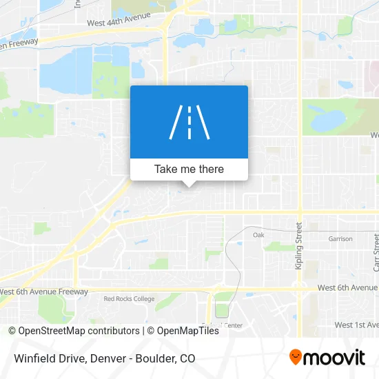 Winfield Drive map