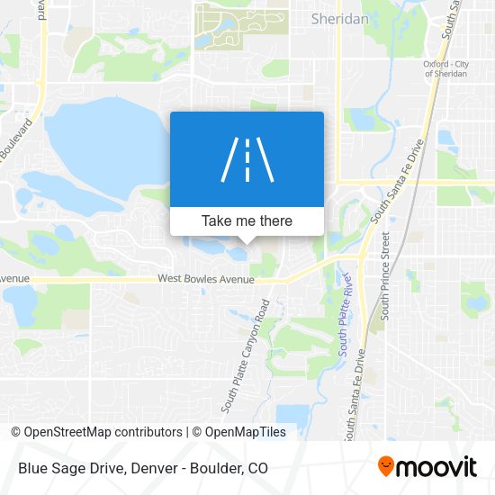 Blue Sage Drive map