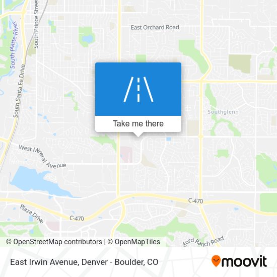 Mapa de East Irwin Avenue