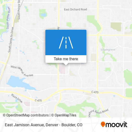 East Jamison Avenue map