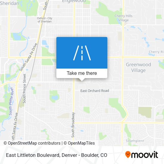 East Littleton Boulevard map