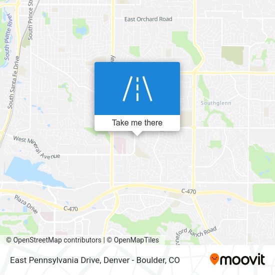 East Pennsylvania Drive map