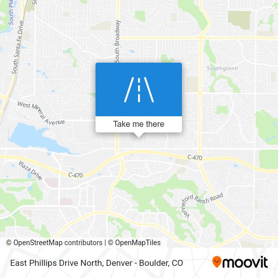 Mapa de East Phillips Drive North