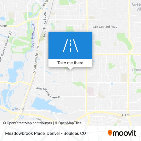 Meadowbrook Place map