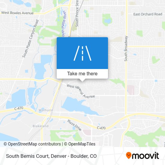 South Bemis Court map