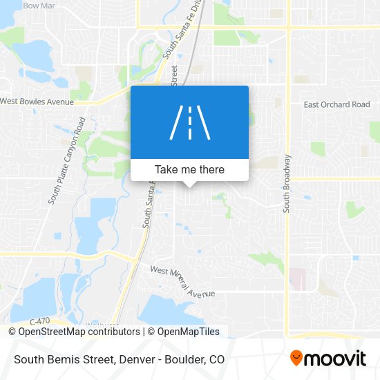 South Bemis Street map