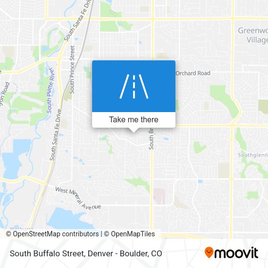 South Buffalo Street map