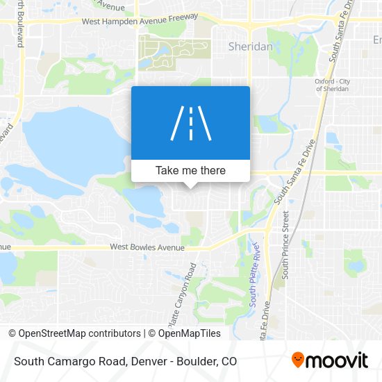 South Camargo Road map