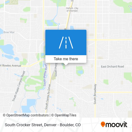 South Crocker Street map