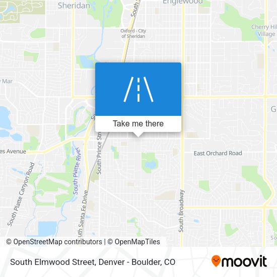 Mapa de South Elmwood Street