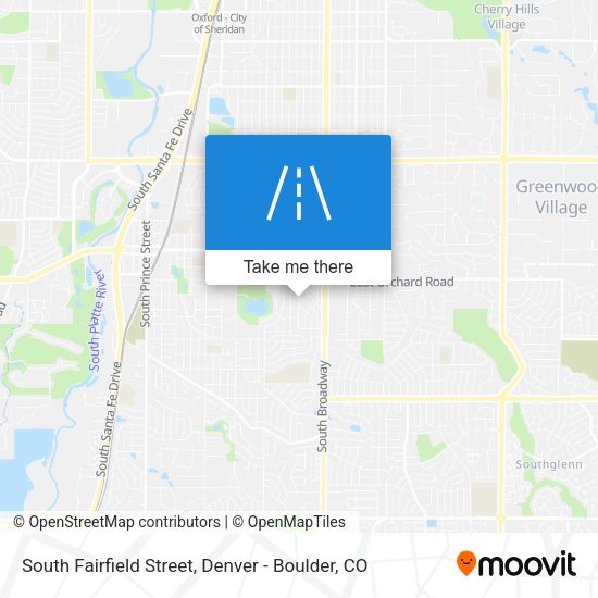Mapa de South Fairfield Street