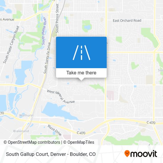 South Gallup Court map