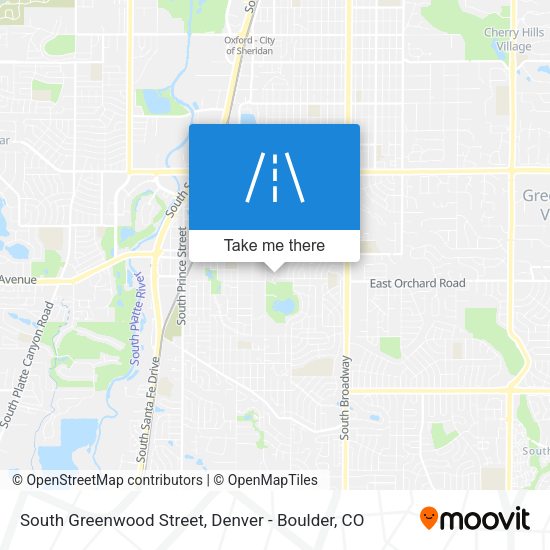 South Greenwood Street map