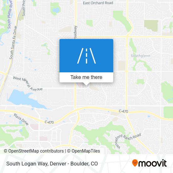 South Logan Way map