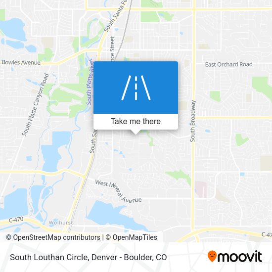 South Louthan Circle map