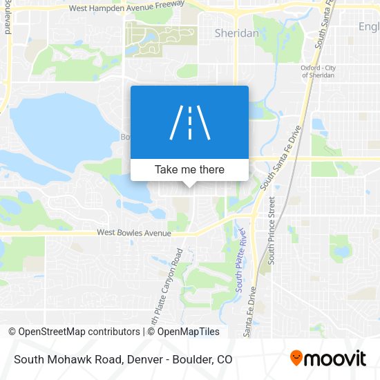 South Mohawk Road map