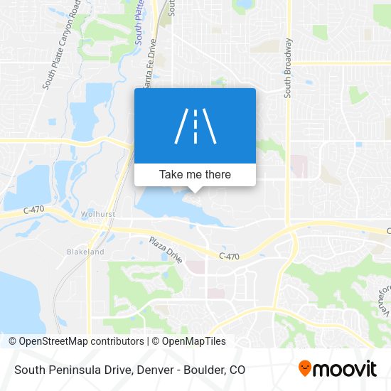 South Peninsula Drive map