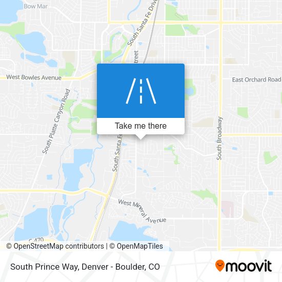 South Prince Way map