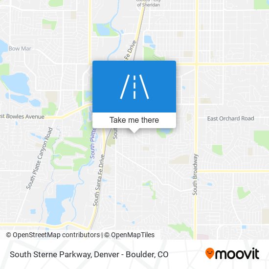 South Sterne Parkway map