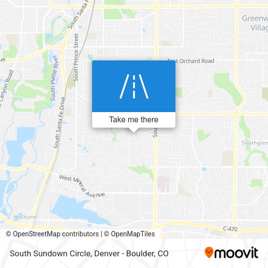 South Sundown Circle map