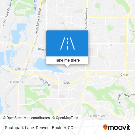 Southpark Lane map