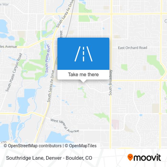 Mapa de Southridge Lane