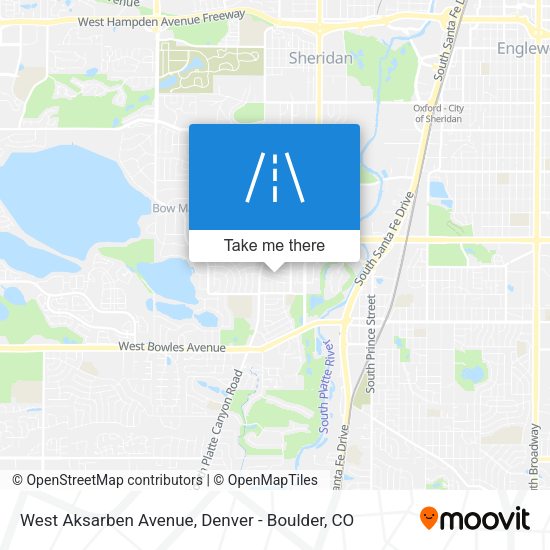 West Aksarben Avenue map