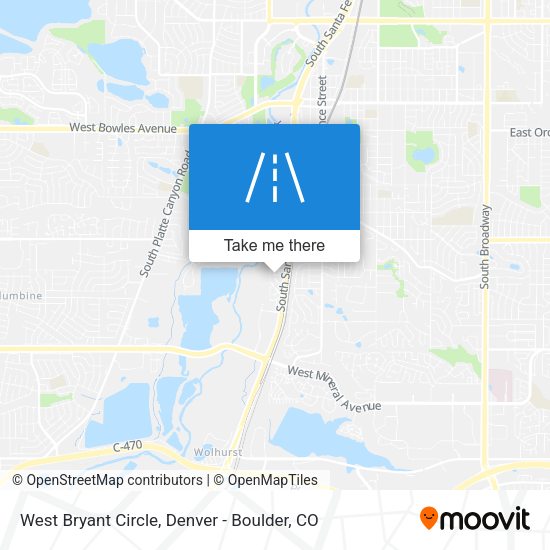 Mapa de West Bryant Circle