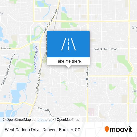 West Carlson Drive map