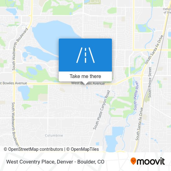 West Coventry Place map