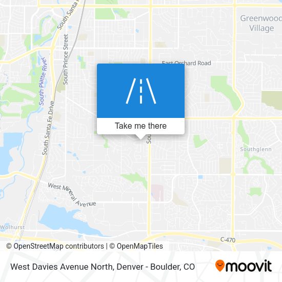 Mapa de West Davies Avenue North