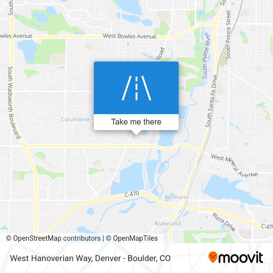 Mapa de West Hanoverian Way