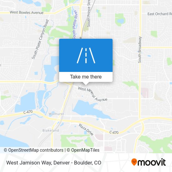 Mapa de West Jamison Way