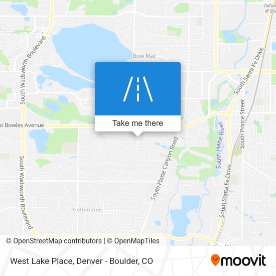 West Lake Place map
