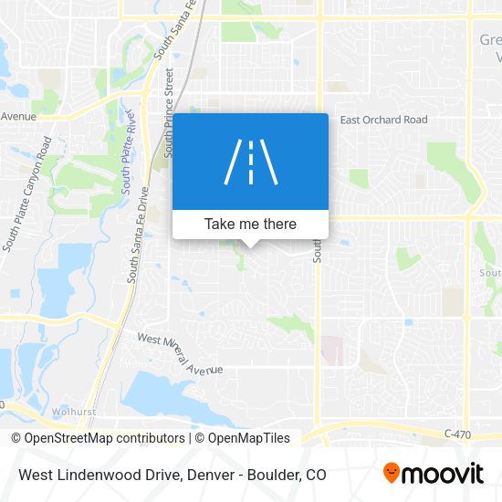 Mapa de West Lindenwood Drive