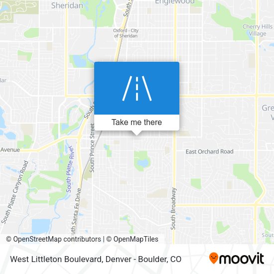 Mapa de West Littleton Boulevard