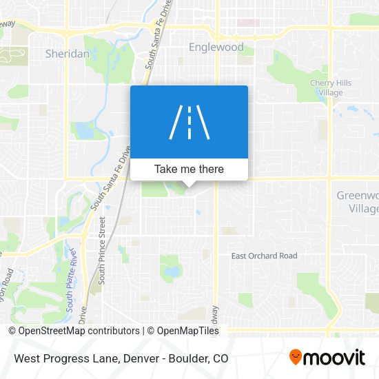 Mapa de West Progress Lane
