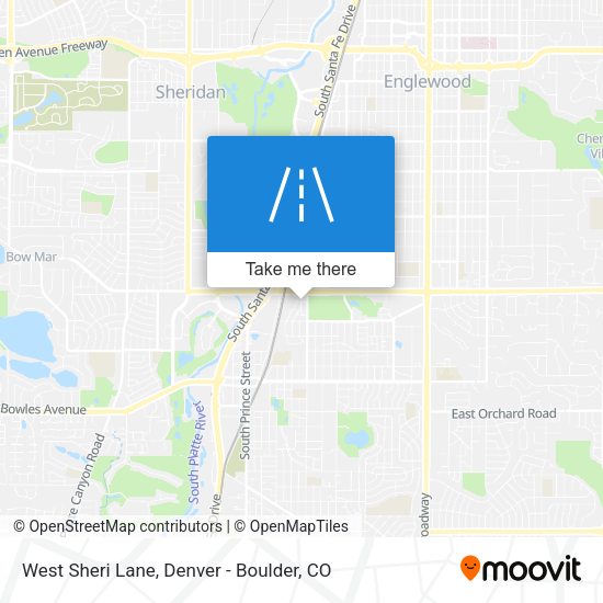 Mapa de West Sheri Lane