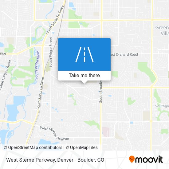West Sterne Parkway map
