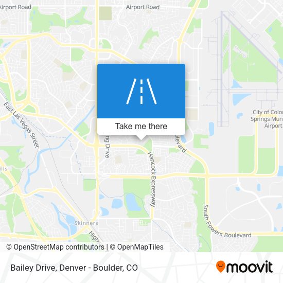 Mapa de Bailey Drive