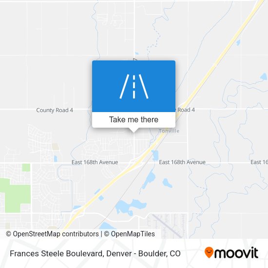 Mapa de Frances Steele Boulevard