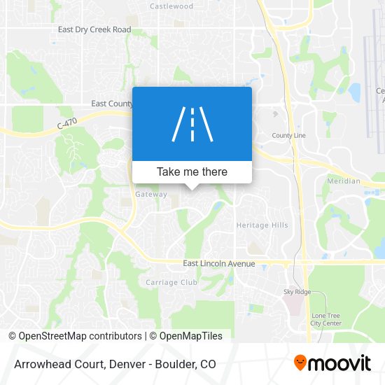 Arrowhead Court map