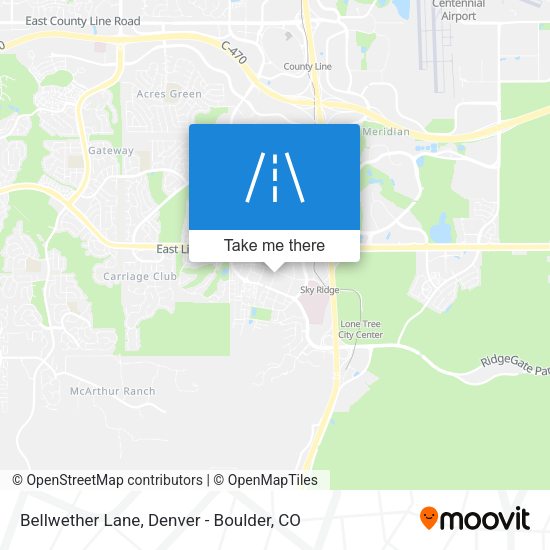 Mapa de Bellwether Lane