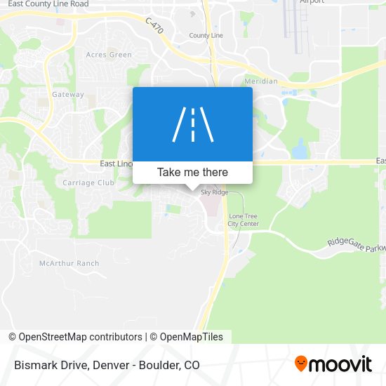 Mapa de Bismark Drive