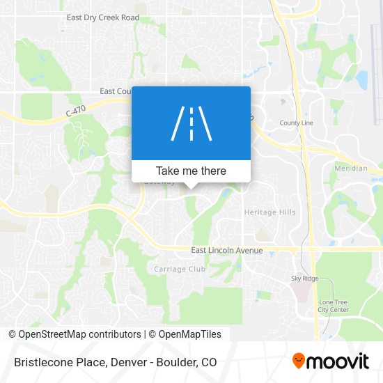 Bristlecone Place map